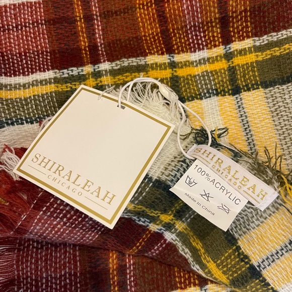 Shiraleah Chicago Plaid Cape Shawl - Picture 2 of 3